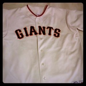 Barry Bonds throwback Giants baseball jersey #25